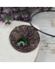 Magic Forest - wisiorek z zielonym kryształem