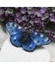 Motyl - niebieska duża spinka do włosów