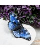 Motyl - niebieski wisiorek