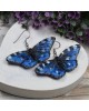 Motyle - niebieskie kolczyki